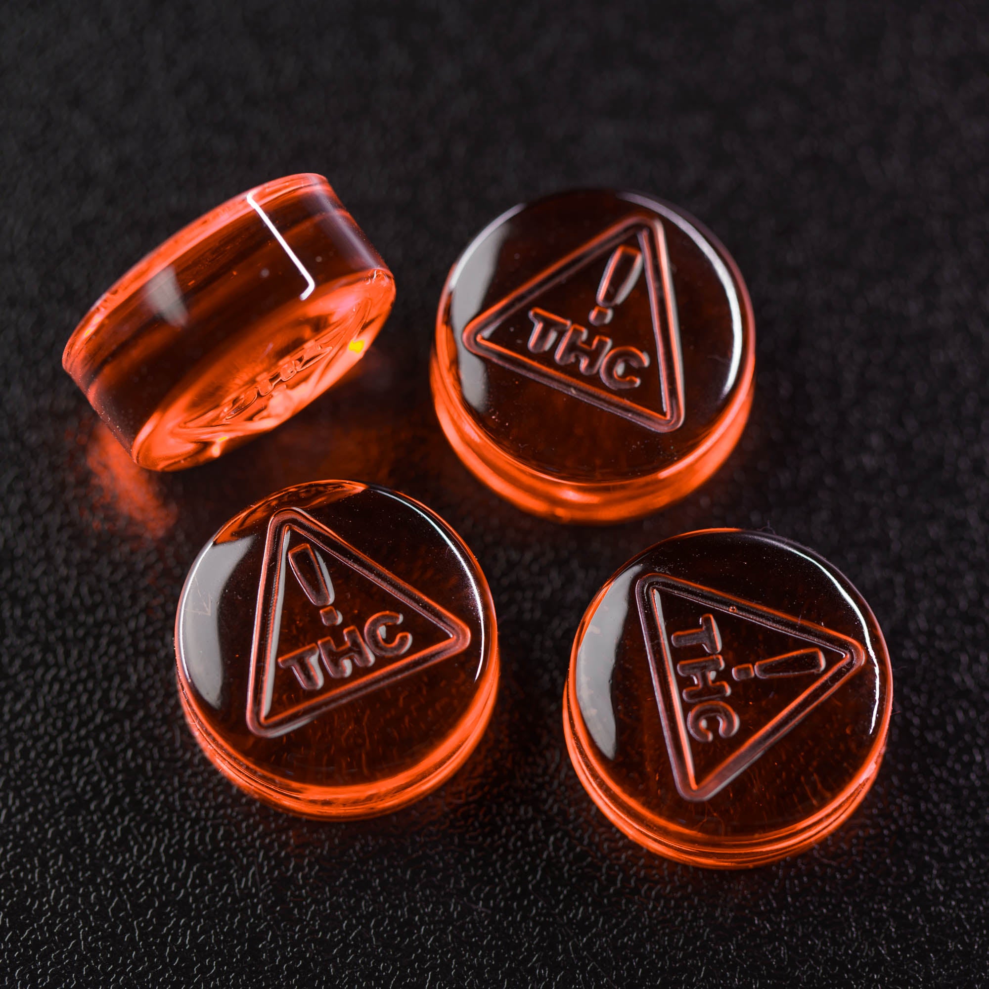 3mL Circle Candy Depositor Mold - Nevada THC Symbol - 160 Cavities - 23573