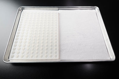 3mL Circle Candy Depositor Mold - Nevada THC Symbol - 160 Cavities - 23573