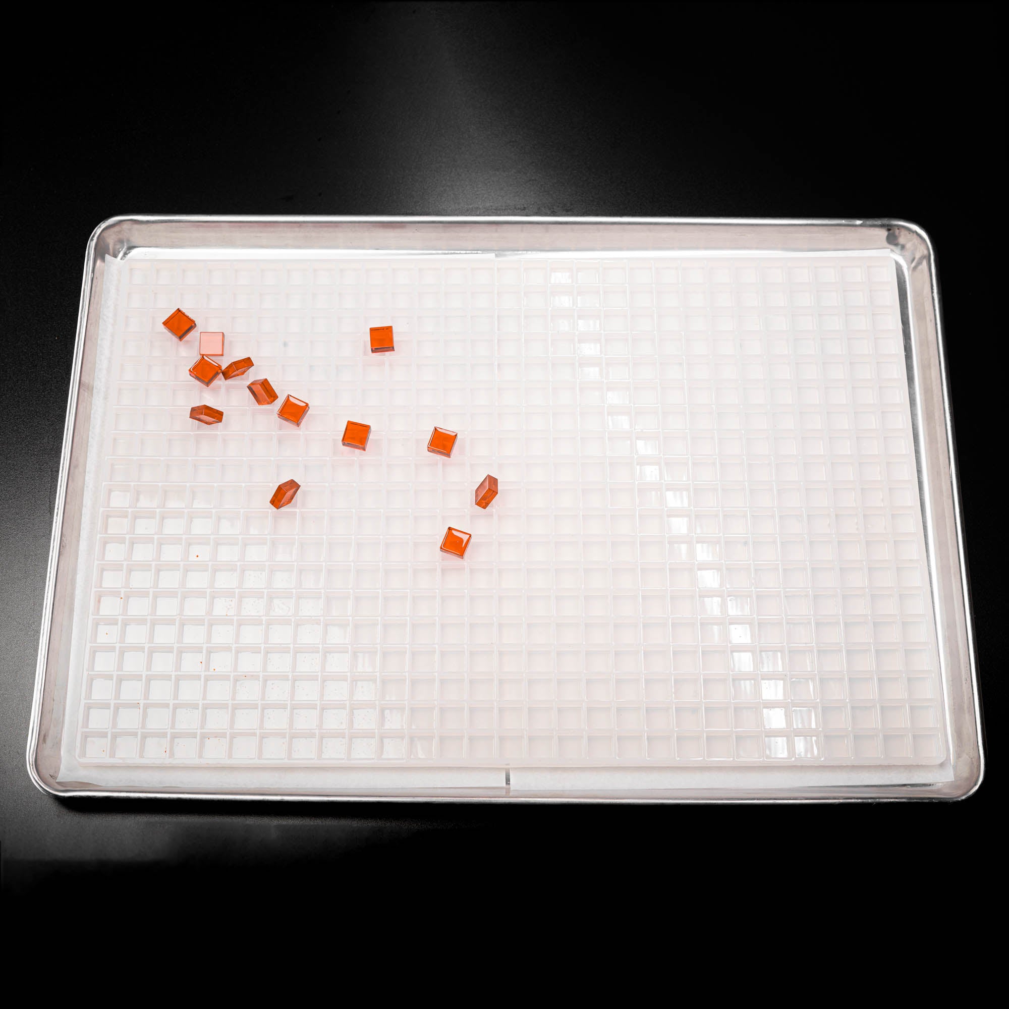 3mL Square Candy Full Sheet Mold - 551 Cavities - 23684