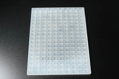 2.5mL Square Candy Depositor Mold - CO, FL, NM, OH THC Symbol - 170 Cavities - 23690