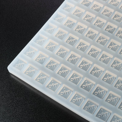 2.5mL Square Candy Depositor Mold - Connecticut THC Symbol - 170 Cavities - 23690