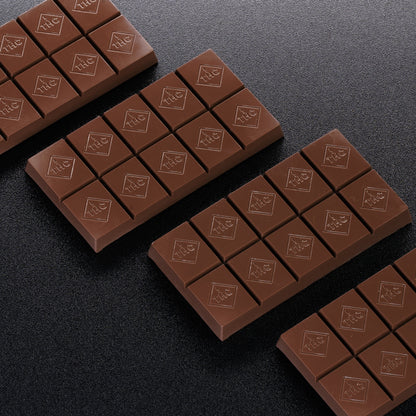 48.3mL 10pc Chocolate Bar Mold - CO, FL, NM, OH THC Symbol - 4 Bars - 23730