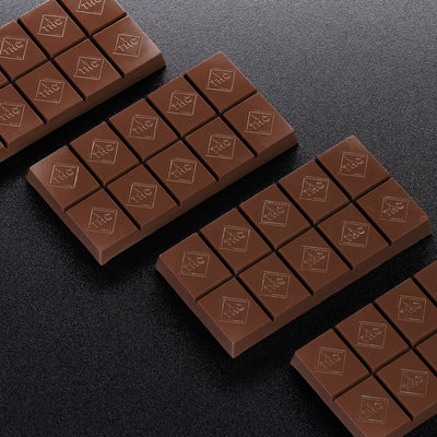 48.3mL 10pc Chocolate Bar Mold - CO, FL, NM, OH THC Symbol - 4 Bars - 23730