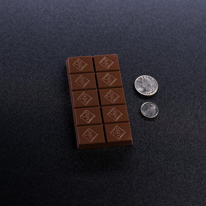 48.3mL 10pc Chocolate Bar Mold - CO, FL, NM, OH THC Symbol - 4 Bars - 23730