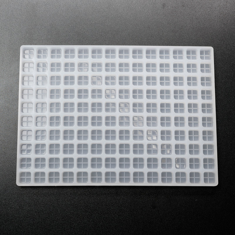 4mL Square 4pc Multidose Candy Depositor Mold - Silicone - 140 Cavities - 23755