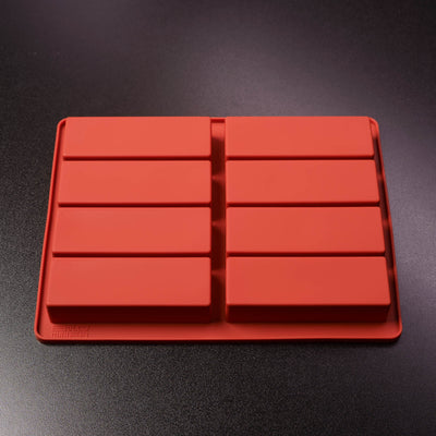 115mL Granola / Energy / Butter Bar Mold - 8 Cavities - 23815 - Pack of 2