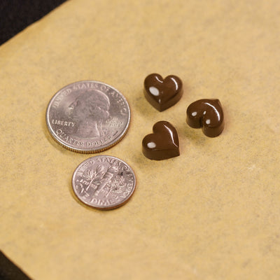 0.45mL Heart Chocolate Mold - 204 Cavities - 23816