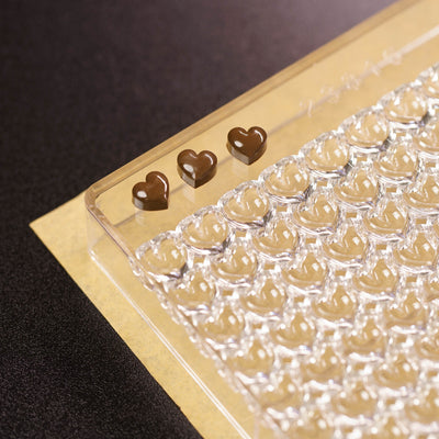 0.45mL Heart Chocolate Mold - 204 Cavities - 23816