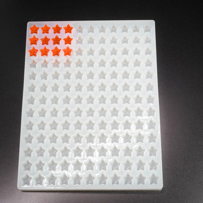 5mL Star Candy Depositor Mold - CO, FL, NM, OH THC Symbol - 143 Cavities - 23871