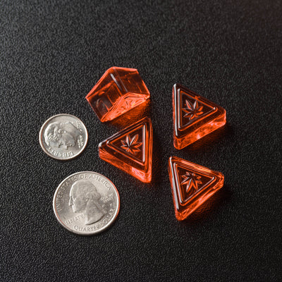 3mL Triangle Candy Depositor Mold - New Jersey THC Symbol - 176 Cavities - 23938