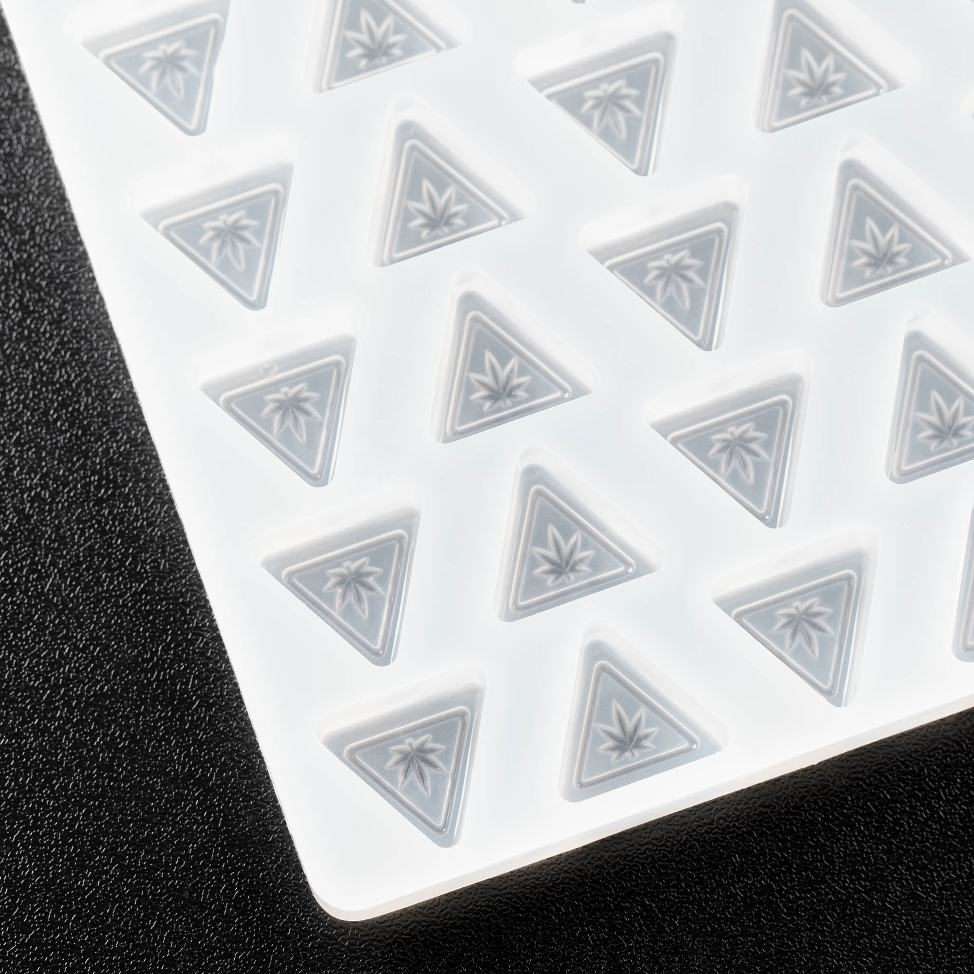 3mL Triangle Candy Depositor Mold - Nevada 10mg THC Symbol - 132 Cavities - 23664