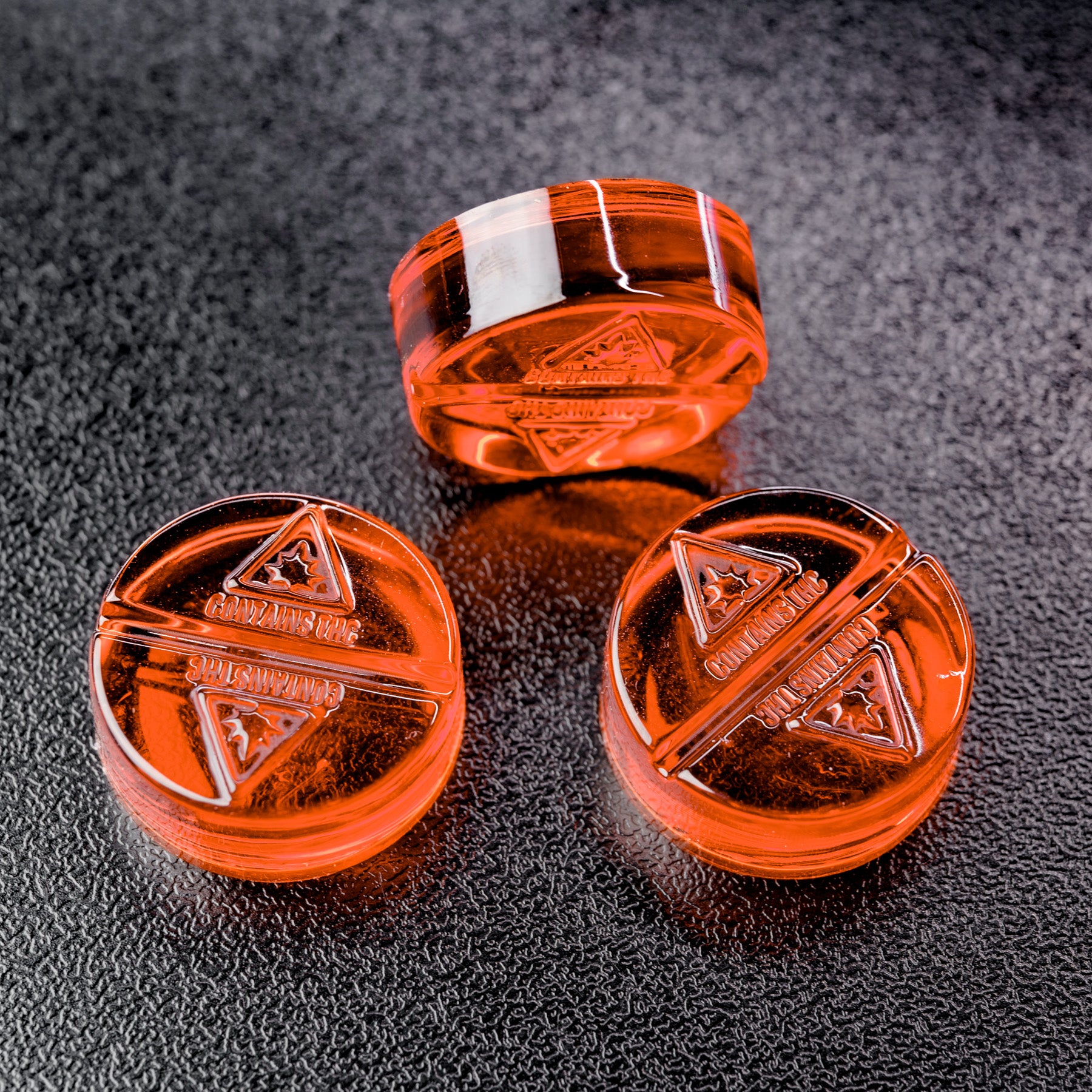 5mL Multidose™ Circle Candy Depositor Mold - MA, ME, RI, VT THC Symbol - 120 Cavities - 23954