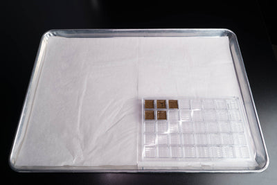 7.4mL Multidose™ Square Chocolate Mold - 40 Cavities - 23958