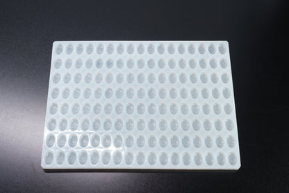 4mL Oval Candy Depositor Mold - MA, ME, RI, VT THC Symbol - 136 Cavities - 23966