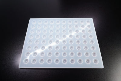 3mL Round Candy Depositor Mold - New Jersey THC Symbol - 80 Cavities - 23973