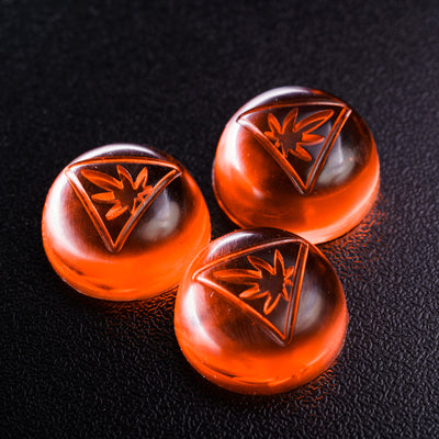 3mL Round Candy Depositor Mold - New Jersey THC Symbol - 80 Cavities - 23973