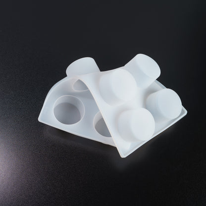 85mL Large Round Puck Mold - 8 Cavities - 24018