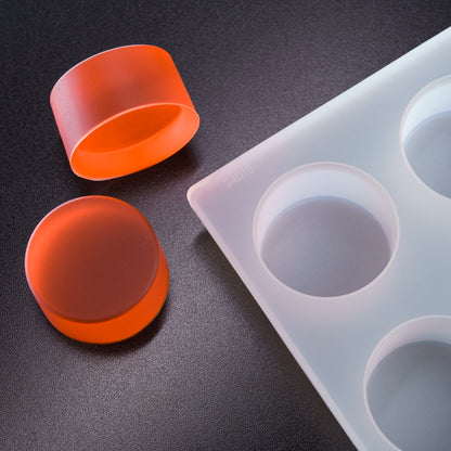 85mL Large Round Puck Mold - 8 Cavities - 24018