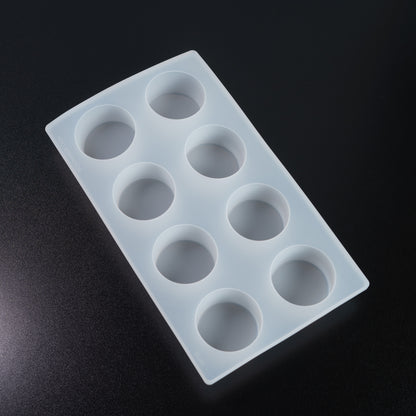 85mL Large Round Puck Mold - 8 Cavities - 24018