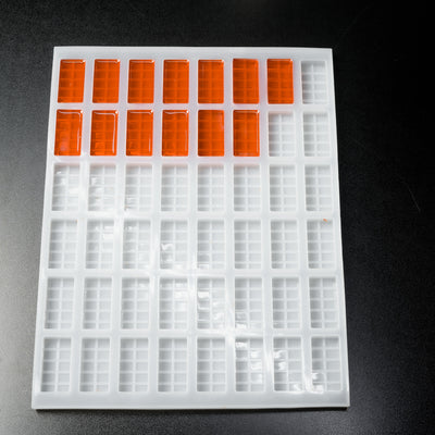 14.5mL Multidose™ Rectangle Candy Mold - 48 Cavities - 24194