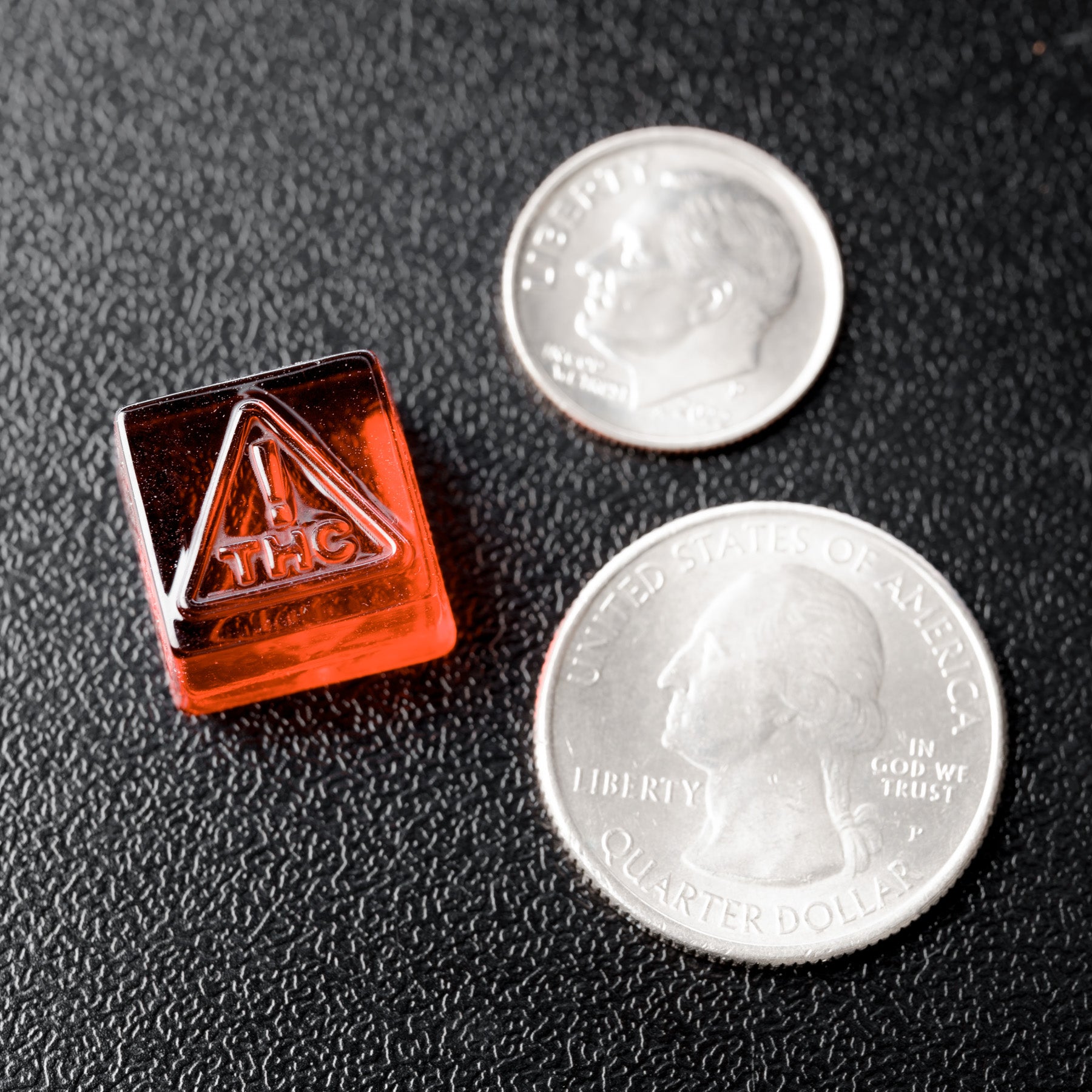 2mL Square Candy Depositor Mold - NV, MS THC Symbol - 170 Cavities - 24195