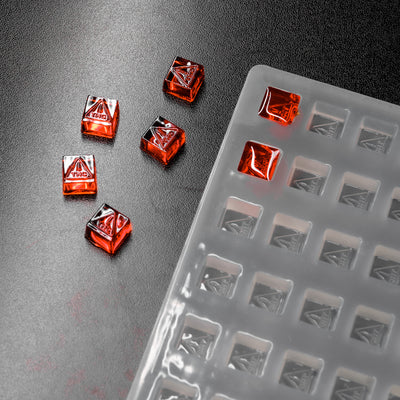 2mL Square Candy Depositor Mold - NV, MS THC Symbol - 170 Cavities - 24195