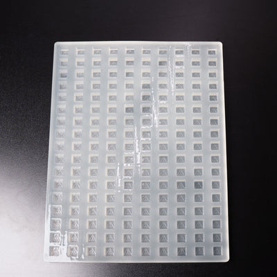 2mL Square Candy Depositor Mold - NV, MS THC Symbol - 170 Cavities - 24195