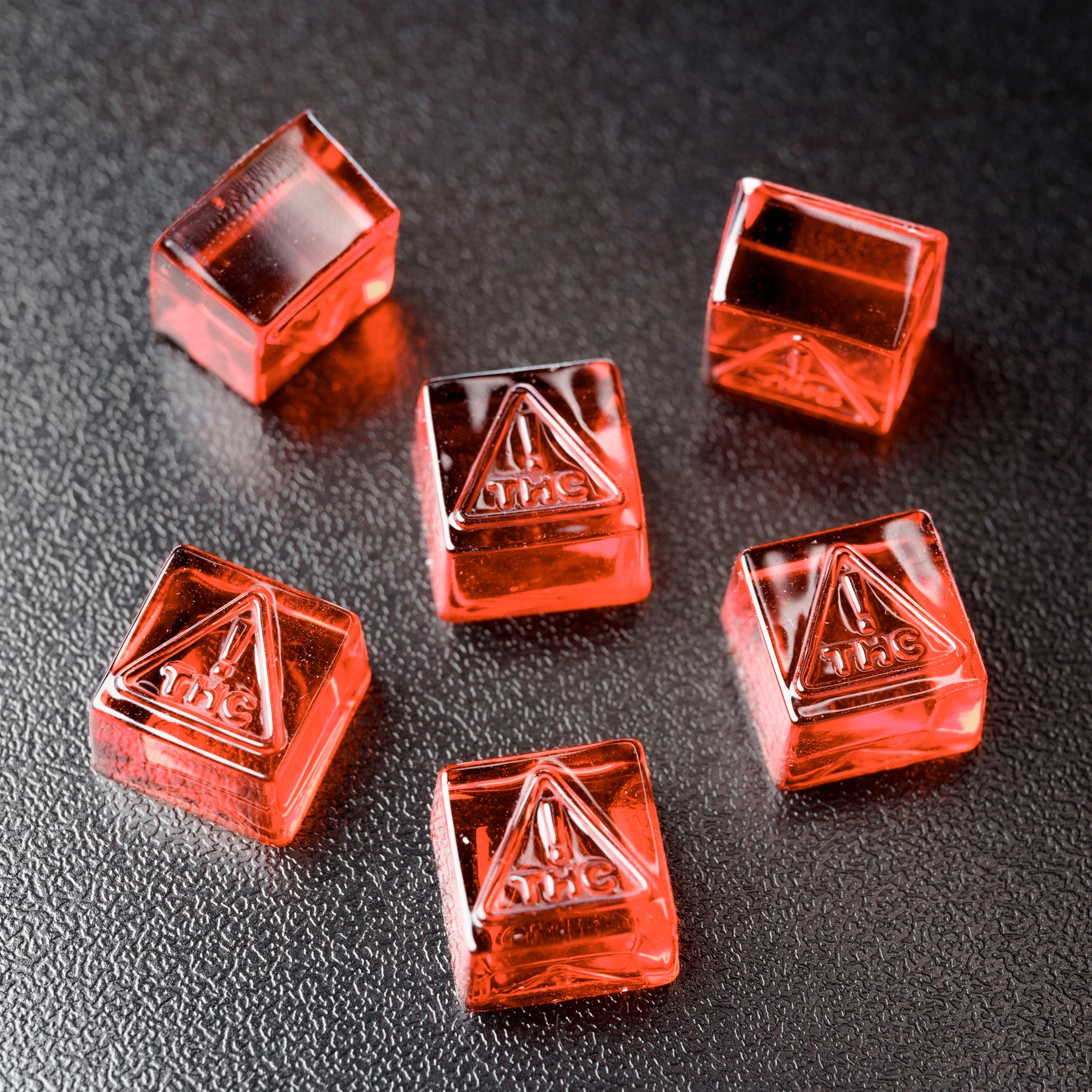 2mL Square Candy Depositor Mold - NV, MS THC Symbol - 170 Cavities - 24195