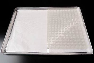 4mL Square Candy Depositor Mold - NV, MS THC Symbol - 160 Cavities - 24196