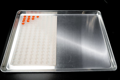 3mL Dome Candy Depositor Mold - MA, ME, RI, VT THC Symbol - 136 Cavities - 24275