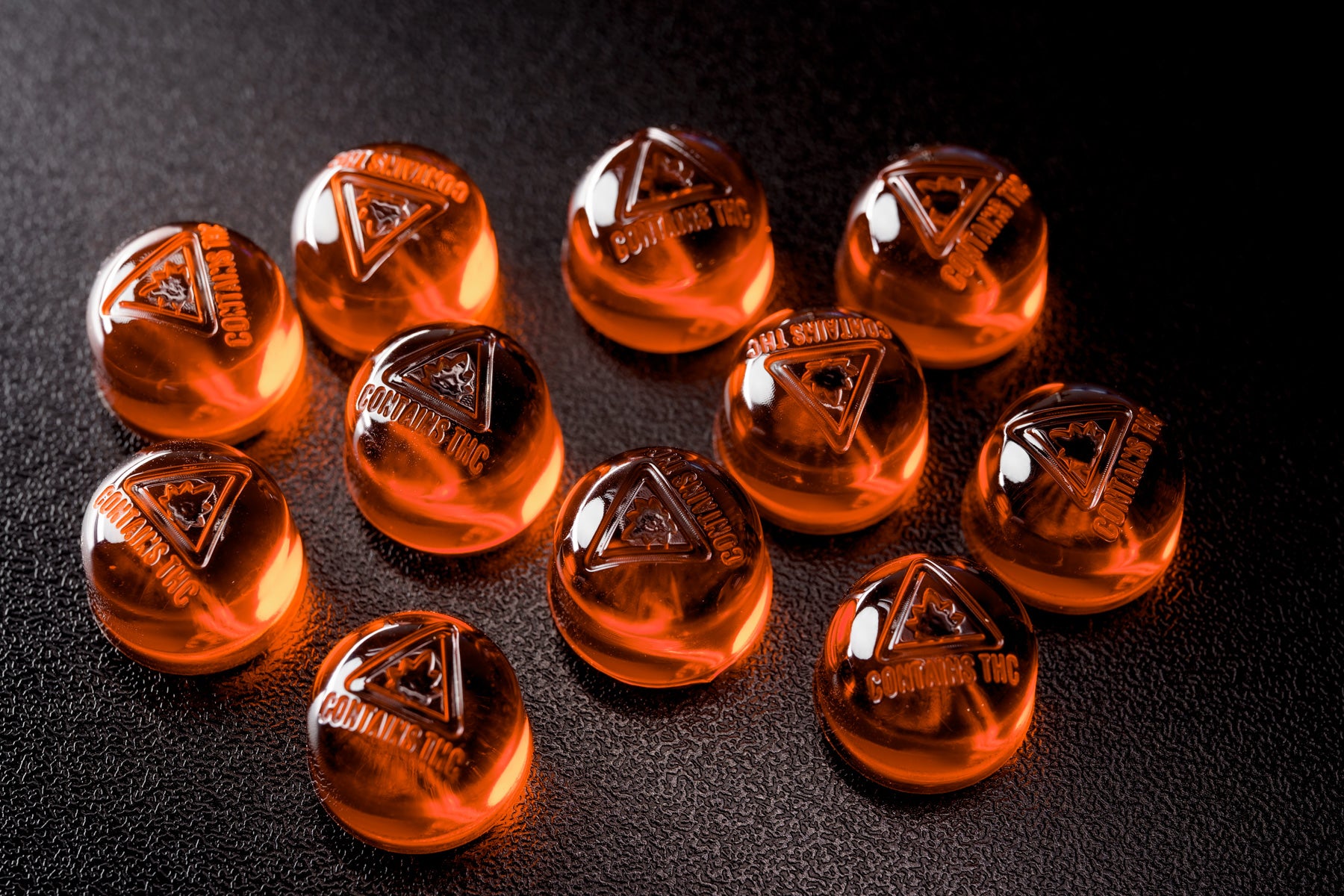 3mL Dome Candy Depositor Mold - MA, ME, RI, VT THC Symbol - 136
