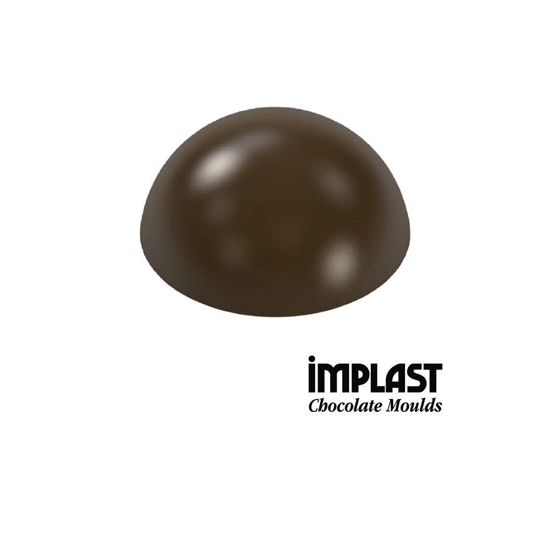 6.4mL Dome Sphere Chocolate Mold - 28 Cavities - IM152