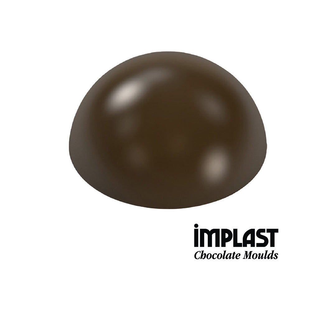 84.8mL Dome Sphere Chocolate Mold - 6 Cavities - IM156