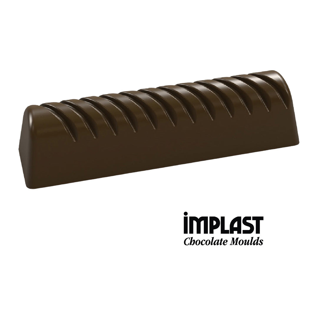 5.6mL Rectangle Thin Chocolate Bar Mold - 24 Cavities - IM213