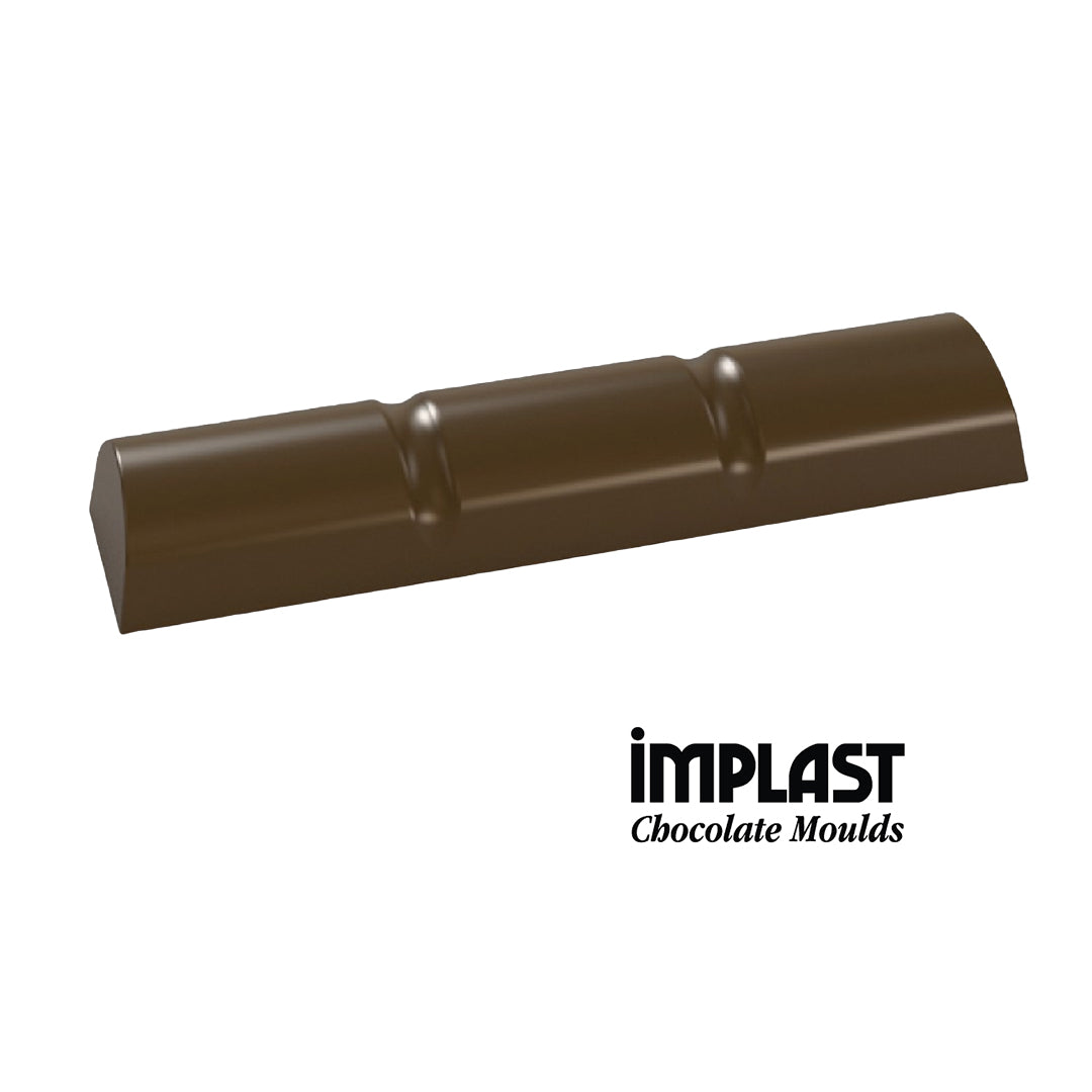 28mL Rectangle Thin 3pc Chocolate Bar Mold - 10 Cavities - IM337
