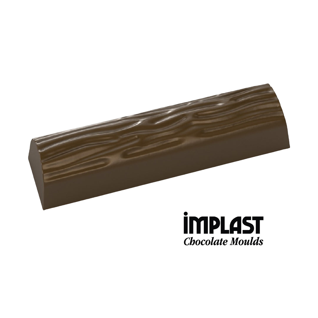 16mL Rectangle Thin Log Chocolate Bar Mold - 20 Cavities - IM559
