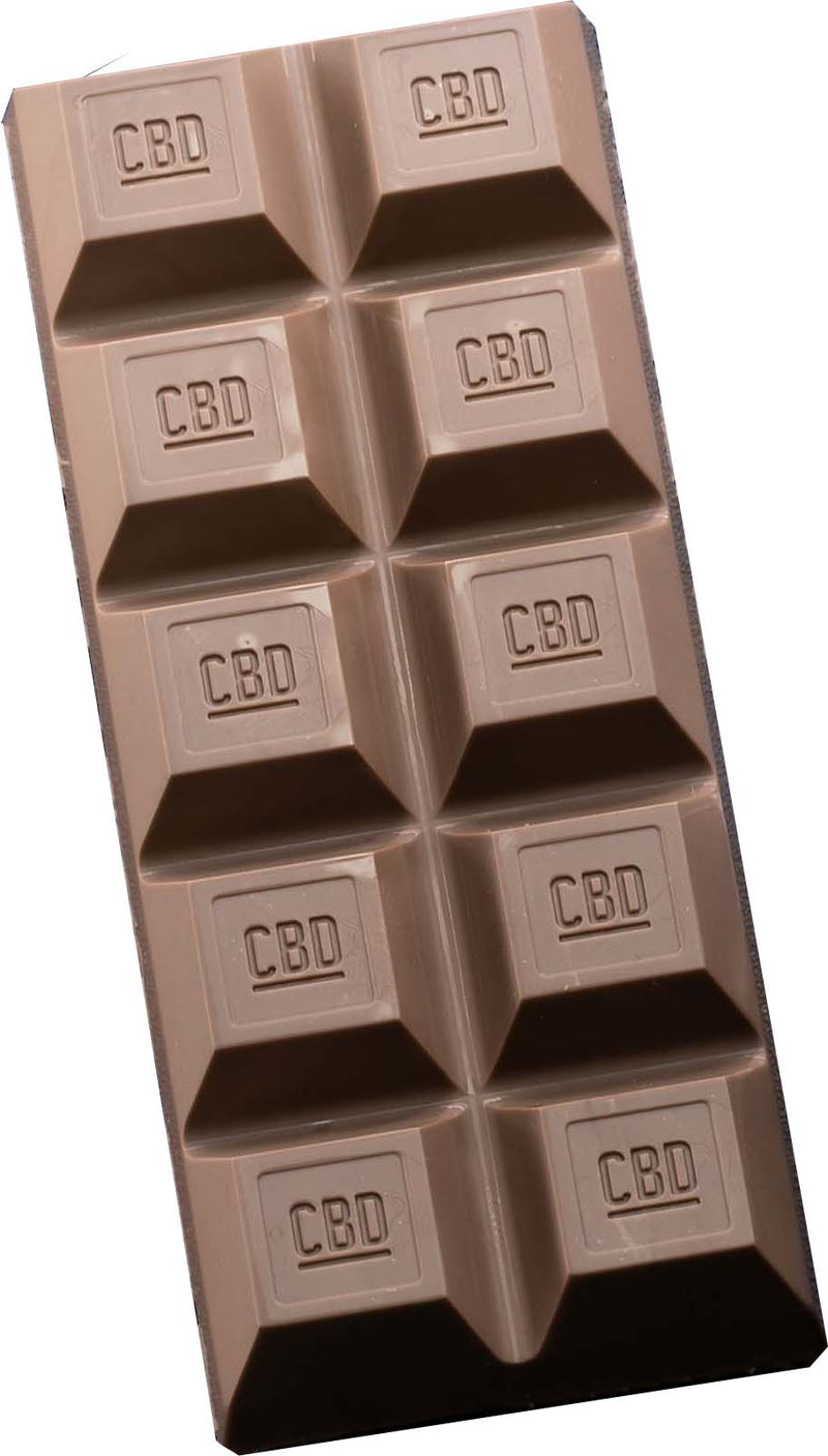 37mL 10pc Chocolate Bar Mold - CBD Symbol - Polycarbonate - 5 Bars - 22897