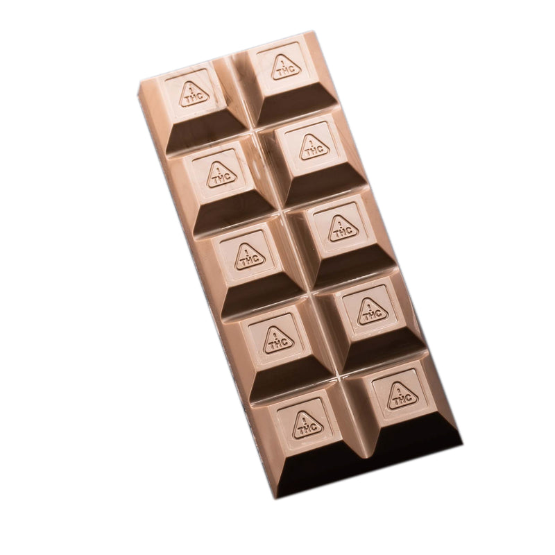 37mL 10pc Chocolate Bar Mold - Nevada THC Symbol - Polycarbonate - 5 Bars - 22931