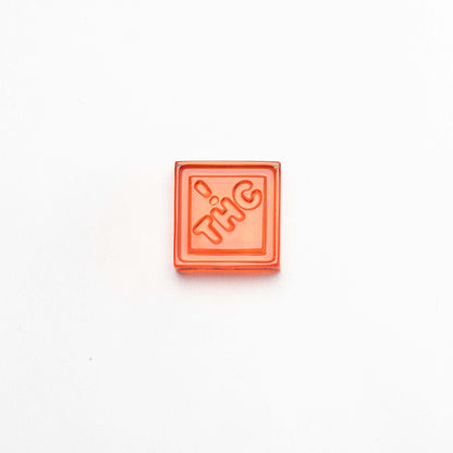 3.5mL Square Candy Depositor Mold - CO, FL, NM, OH THC Symbol - 176 Cavities - 22011