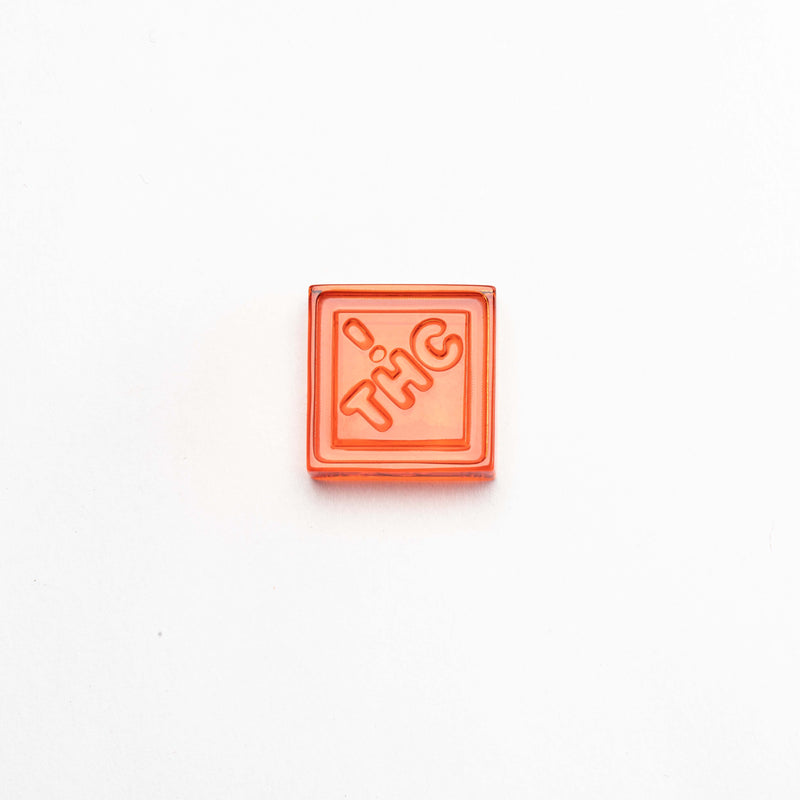 3.5mL Square Candy Depositor Mold - CO, FL, NM, OH THC Symbol - Silicone - 176 Cavities - 22011