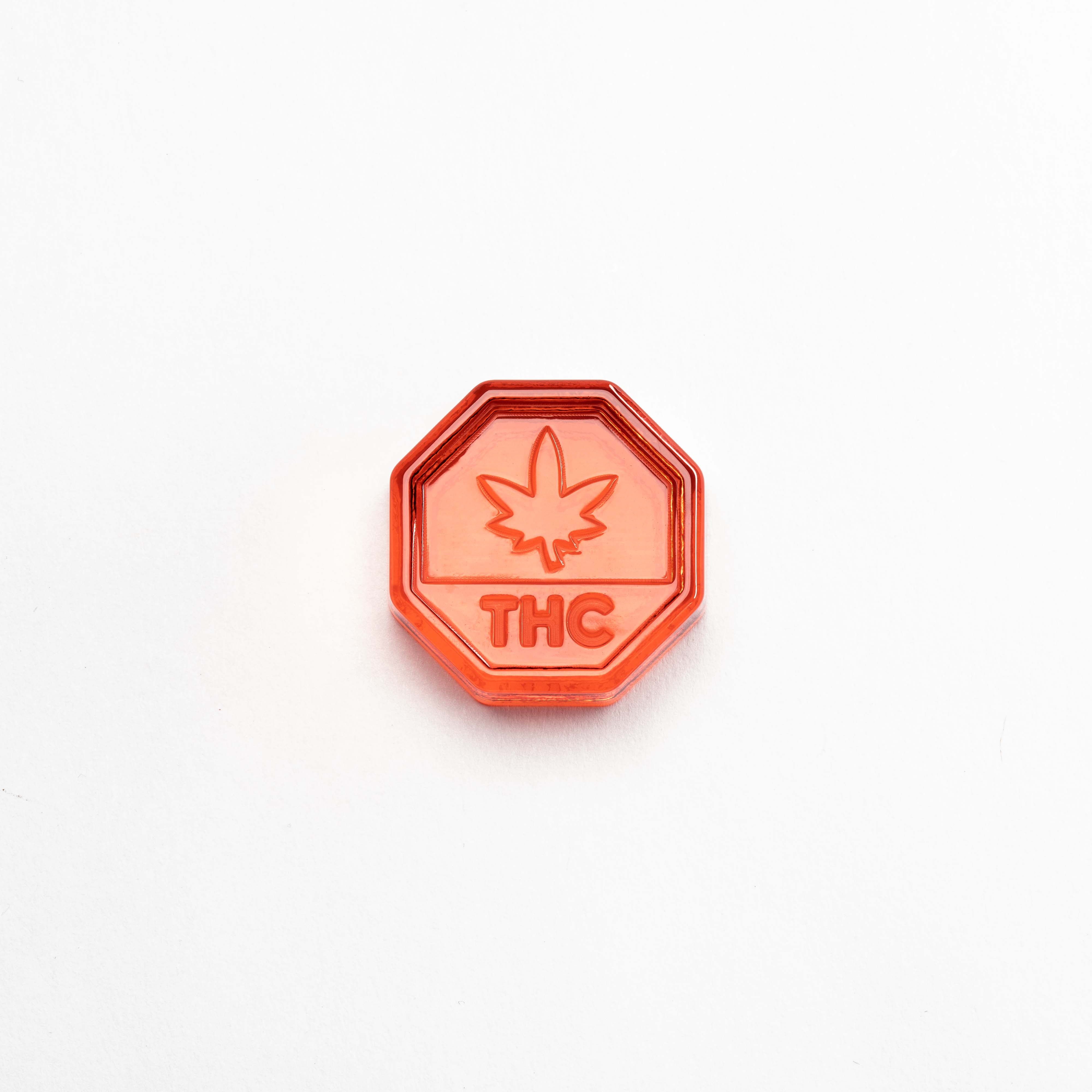 5mL Octagon Candy Mold - Canada THC Symbol - 108 Cavities - 22040