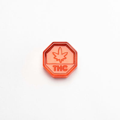 5mL Octagon Candy Mold - Canada THC Symbol - 108 Cavities - 22040