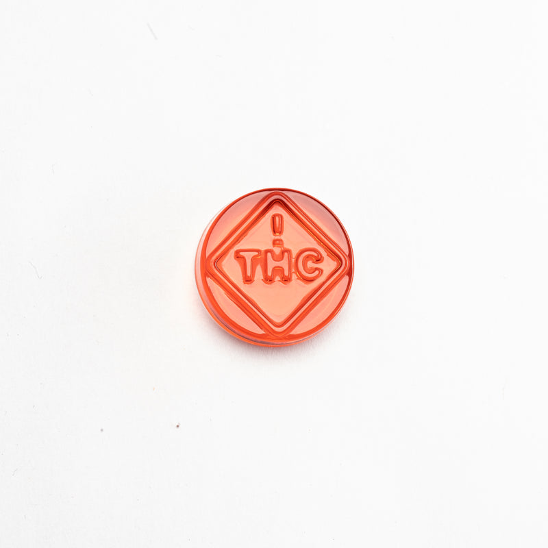 3mL Round Candy Depositor Mold - CO, FL, NM, OH THC Symbol - Silicone - 104 Cavities - 22050