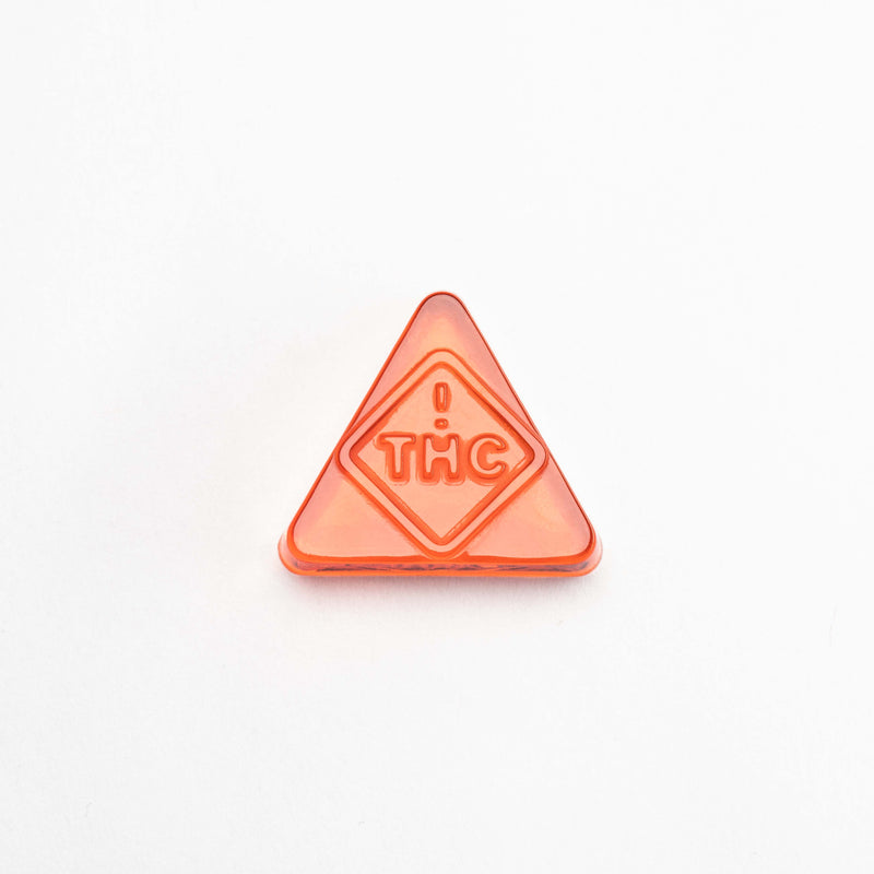 3mL Triangle Candy Depositor Mold - CO, FL, NM, OH THC Symbol - Silicone - 120 Cavities - 22051