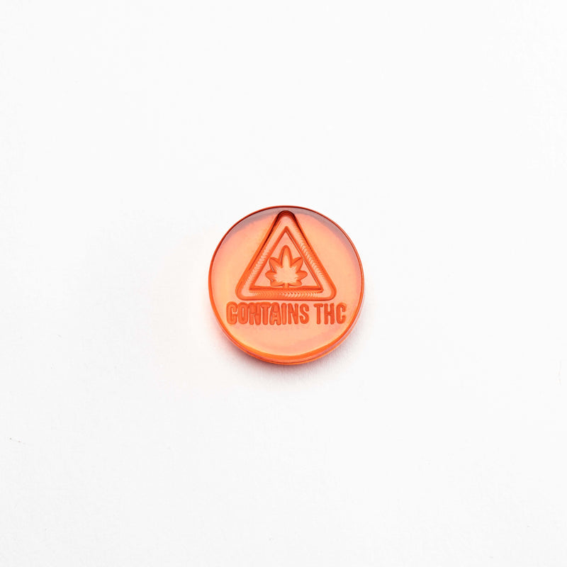 2mL Circle Candy Mold - Massachusetts/Maine THC Symbol - 176 cavities