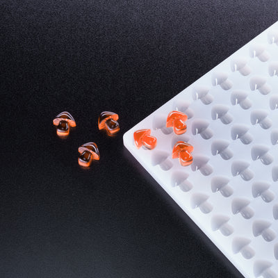 5mL Mushroom Candy Depositor Mold - 96 Cavities - 22189