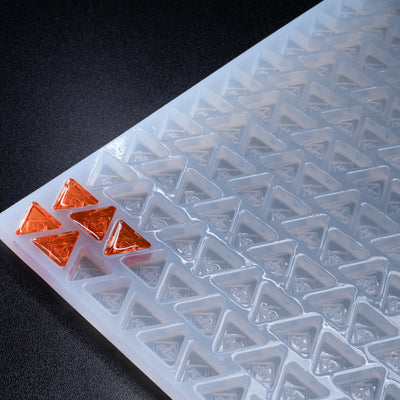 2mL Triangle Candy Depositor Mold - CO, FL, NM, OH THC Symbol - 240 Cavities - 22057