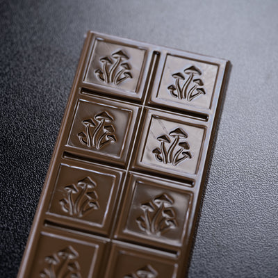 50mL 10pc Chocolate Bar Mold - Mushroom Symbol - 4 Bars - 22940