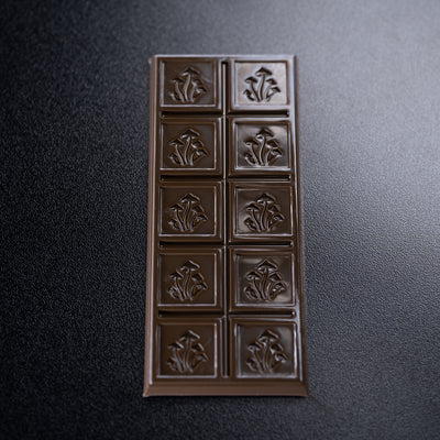 50mL 10pc Chocolate Bar Mold - Mushroom Symbol - 4 Bars - 22940
