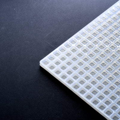 1.75mL Cube Candy Depositor Mold - CO, FL, NM, OH THC Symbol - 280 Cavities - 22182